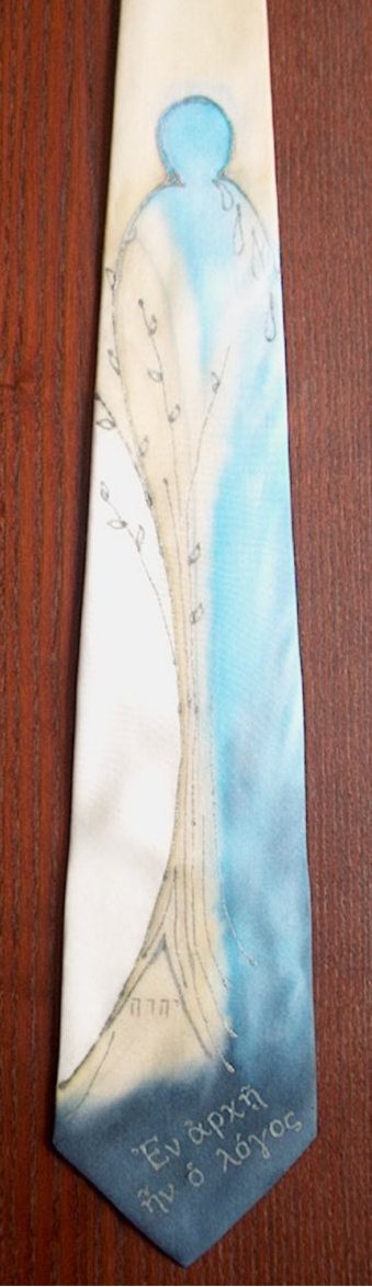 Foto: Hedvábná kravata strom