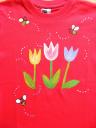foto: Dětské tričko s tulipány
