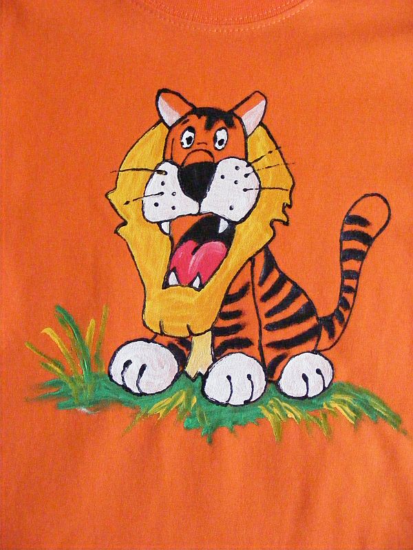 Foto: Dětské tričko s tygrem