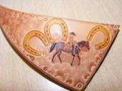 foto: Spona do vlasů cowboy