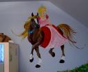 foto: Malba princezna na koni