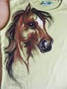 foto: Dámské tričko kůň hnědák